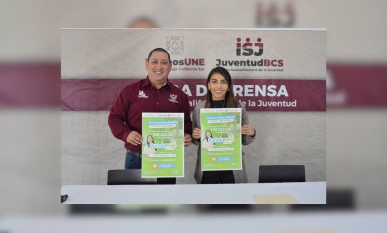 Lanzan convocatoria Curadamente para jóvenes psicólogos en Los Cabos y La Paz