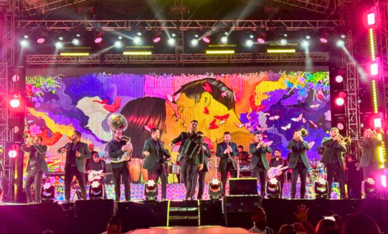Un éxito el concierto de la Banda MS en el Carnaval La Paz 2024