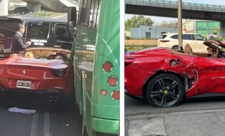 ¿Cuánto cuesta el Ferrari que chocó contra un camión de transporte?