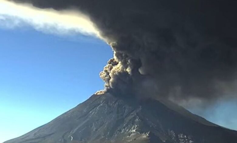 Volcán Popocatépetl se mantiene en Amarillo Fase 2