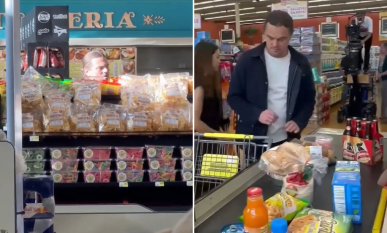 Captan a Leonardo DiCaprio comprando en un supermercado de México