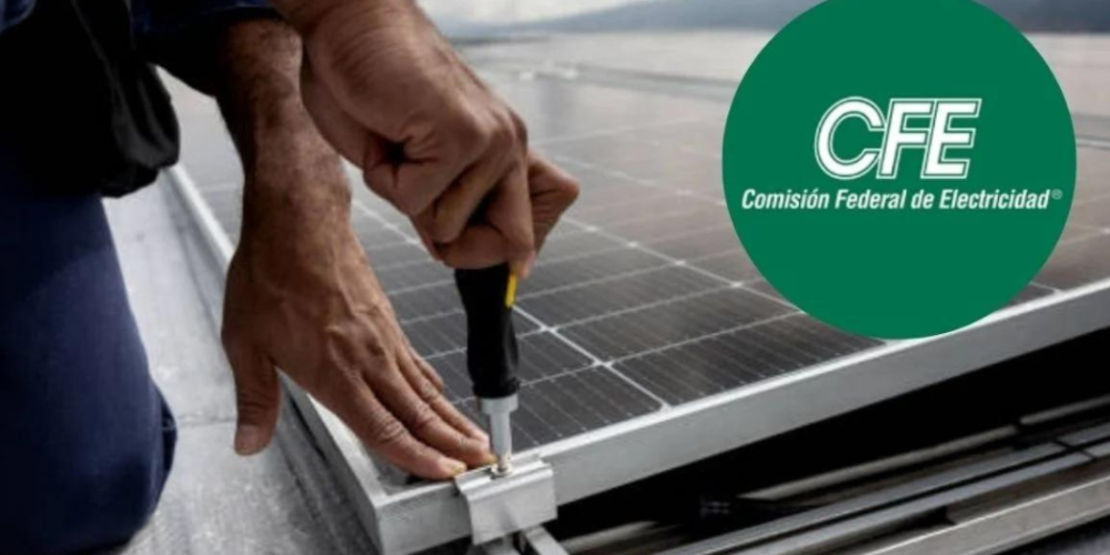 Así podrías obtener un panel solar de CFE para ahorrar energía