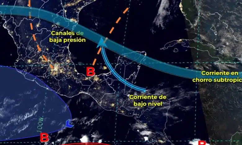 Línea seca continuará sobre el norte de México
