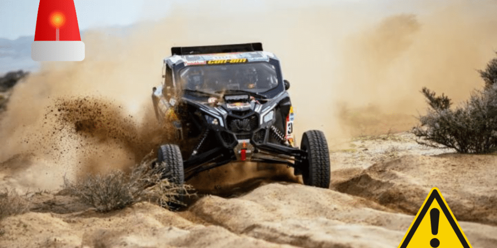 Video: Corredor accidentado durante carrera Dos Mares 500, en Baja California Sur