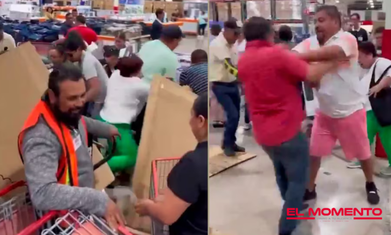 Video: Se desata batalla campal por ventiladores en oferta en Costco de Guanajuato