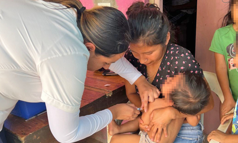 Desarrolla salud campaña intensiva de vacunación infantil en Los Cabos