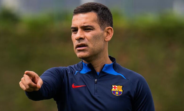 Rafael Márquez no buscó ser el técnico del Barcelona