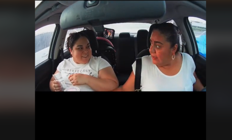 ¡Confusión al volante! Mujer se sube al auto equivocado y genera revuelo en TikTok