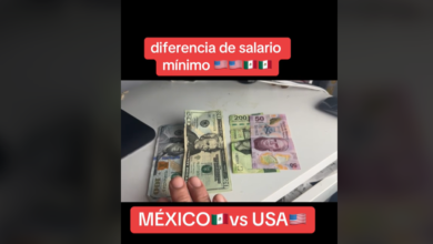 ¡Abismal brecha! Mexicano viraliza comparación del salario mínimo en EEUU vs México