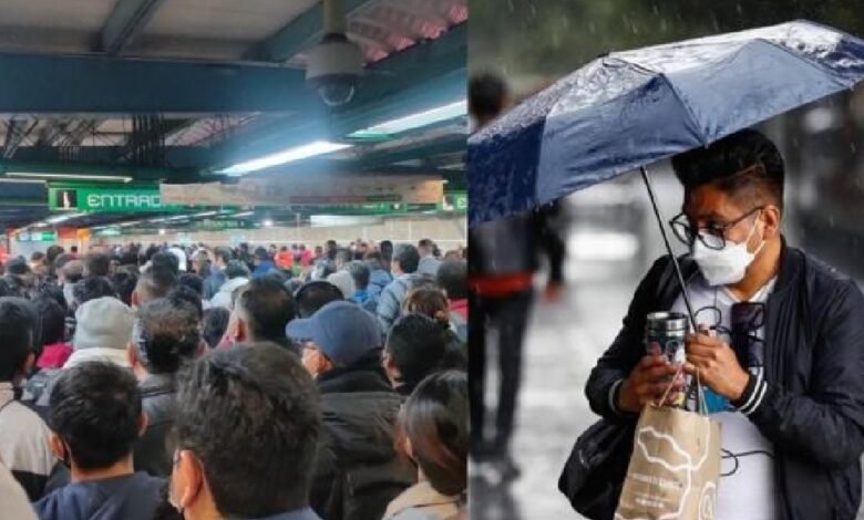 Metro implementa "marcha de seguridad" por lluvia