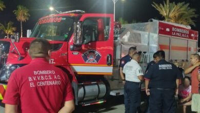 Histórica entrega de un nuevo camión de bomberos para La Paz