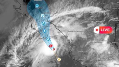 EN VIVO: Trayectoria de la Tormenta Tropical Ileana, se aproxima a Los Cabos, Baja California Sur