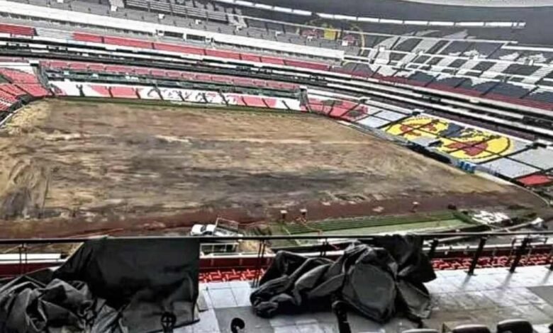 Filtran primeras imágenes de la remodelación del Estadio Azteca