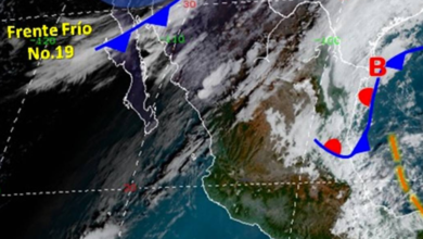 Frente frío traerá temperaturas inusuales esta semana