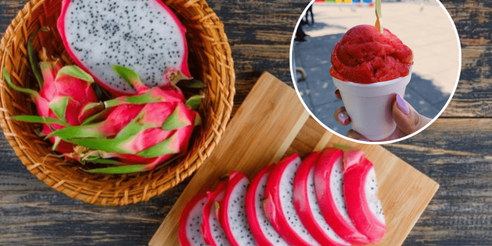 Nieve de pitahaya, un postre con sabor desértico