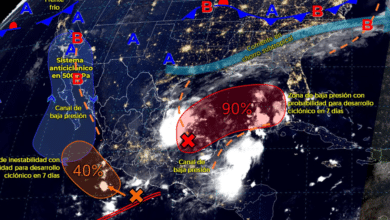 Alerta meteorológica: Lluvias intensas y calor extremo en México