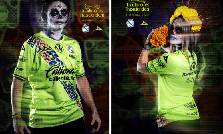 Puebla lanza uniforme inspirado en el Día de Muertos