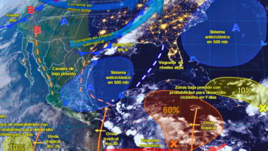 Intensas lluvias impactarán en el sureste Guerrero, Oaxaca, Chiapas y más