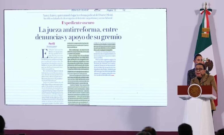 Rosa Icela Rodríguez presenta "excesos en el Poder Judicial"