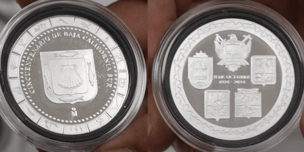 Esto cuesta la moneda conmemorativa del cincuentenario de Baja California Sur