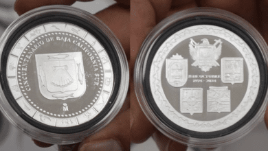 Esto cuesta la moneda conmemorativa del cincuentenario de Baja California Sur