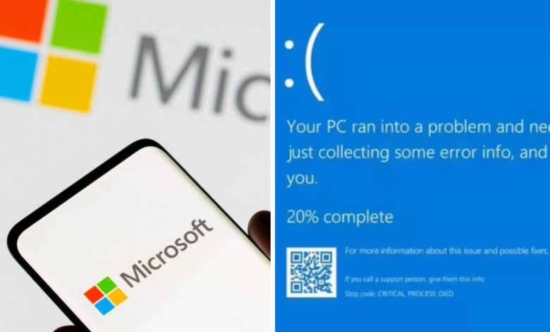 Reportan caída de aplicaciones de Microsoft a nivel mundial