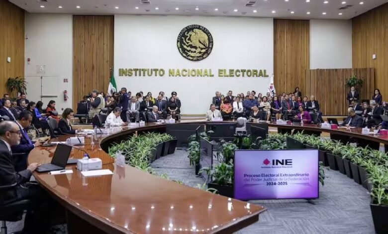 INE aprueba calendario y programa de trabajo para elección judicial