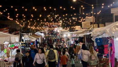 El tianguis navideño de La Paz atrae a más de 7 mil personas en cada fin de semana