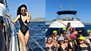 Martha Higareda despide su soltería en Los Cabos a bordo de un lujoso yate