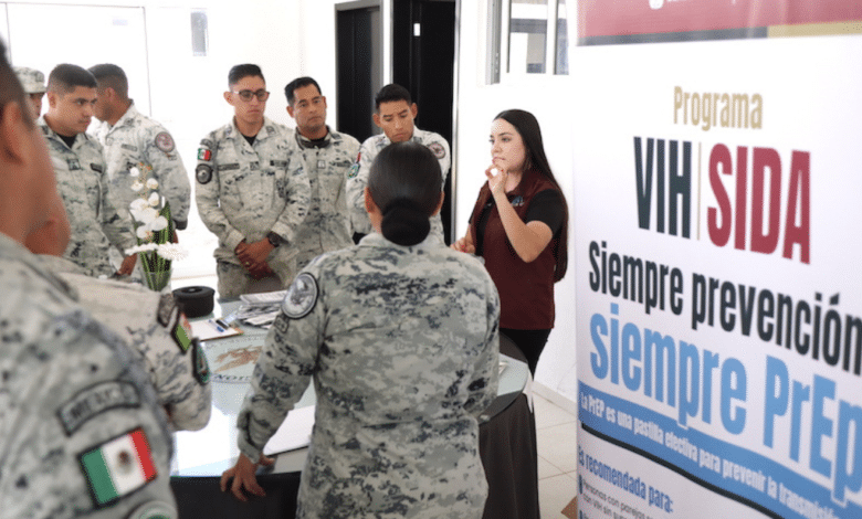 Salud estatal realizó jornada en favor de la salud pública a elementos de Guardia Nacional