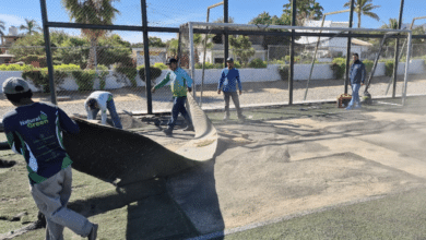 Inician trabajos de rehabilitación en campo de fútbol de San Bernabé