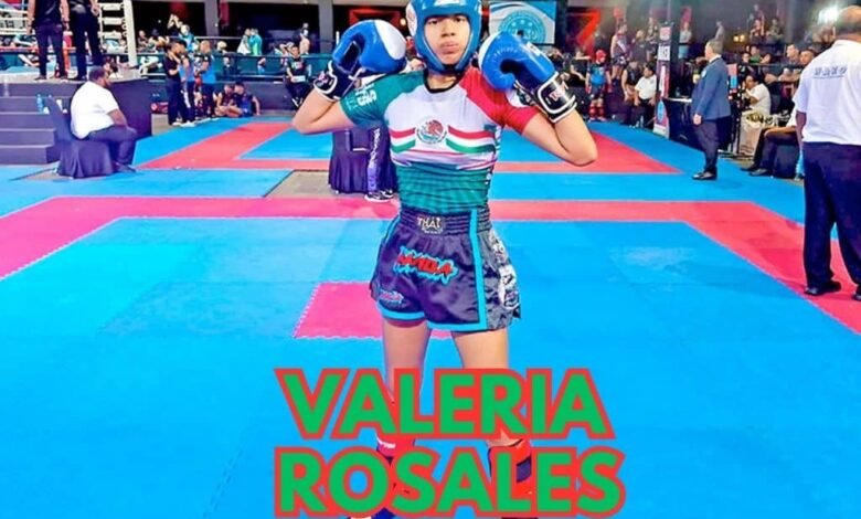 Valeria Rosales, la promesa mexicana que busca conquistar el Mundial de Kickboxing en Abu Dabi