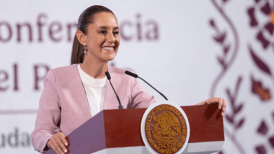 Presidenta Claudia Sheinbaum en conferencia mañanera