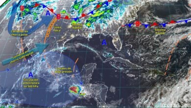 Imagen interpretada: CONAGUA 25 Abril 2025