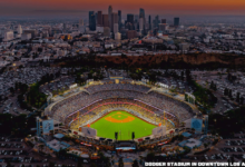 Dodger Stadium en Los Ángeles (Foto por Olympics.com)