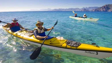 La travesía en kayak entre islas del Mar de Cortés en Baja California Sur