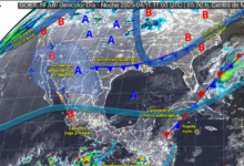 Imagen satelital de México