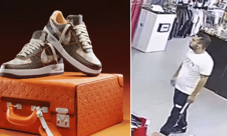 Roban tenis Louis Vuitton de 1.2 mdp en Polanco; todo quedó captado en video (Foto por Excelsior)