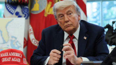 “Trump 2028” Las tiendas del expresidente promueven un tercer mandato (Foto por ABC News)