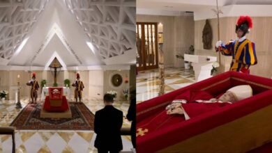 Vaticano revela primeras imágnes de ferétro del Papa Francisco