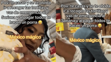 Capturas del video que la propia novia subió a su tik tok personal (Foto por Karla Esquivel)